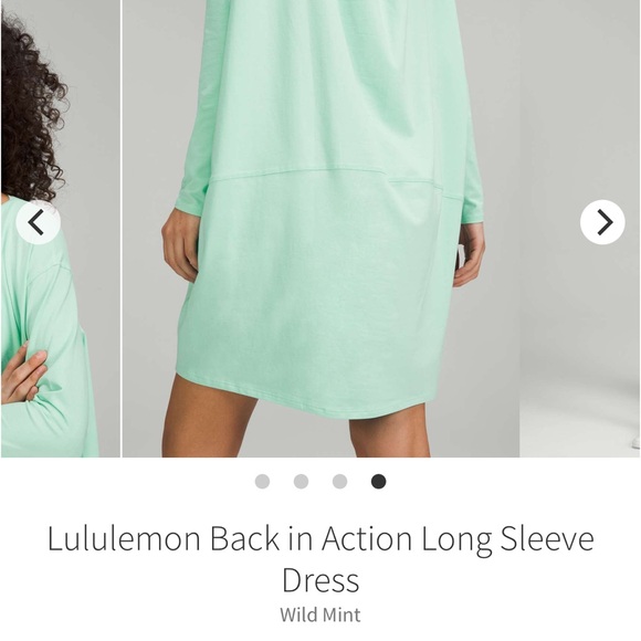 🆕 Lululemon 🍋 Back in Action Long Sleeve Dress - Picture 3 of 10